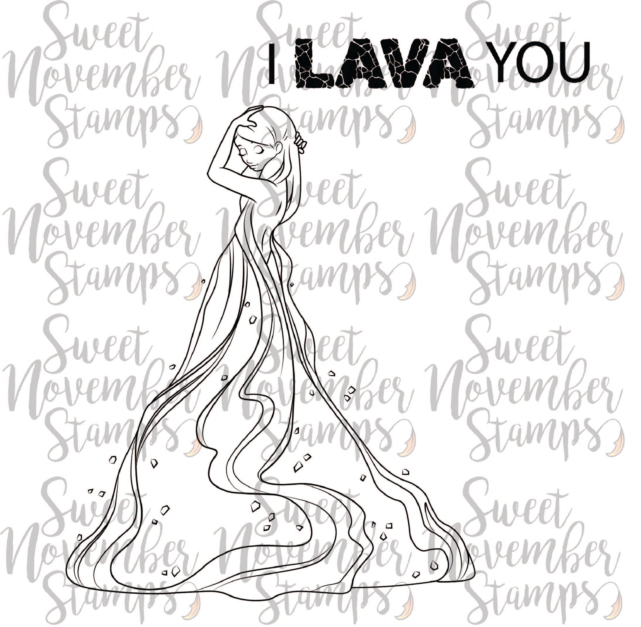 Digital Stamp - Pele