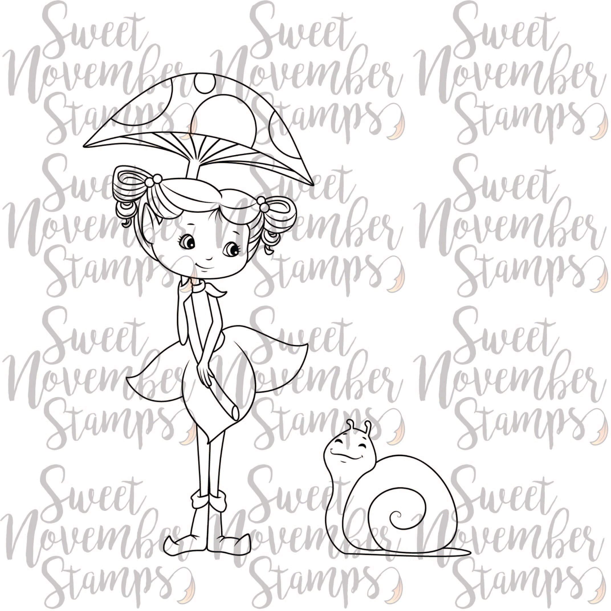 Digital Stamp - Sweet November Vault: Penelope and Fibonacci