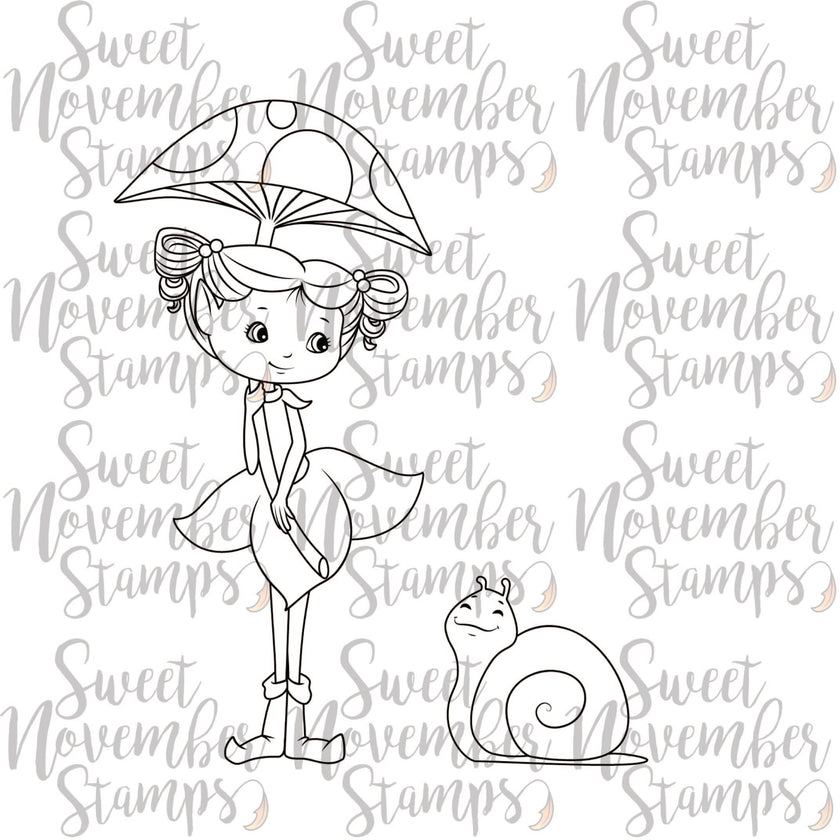 Digital Stamp - Sweet November Vault: Penelope and Fibonacci