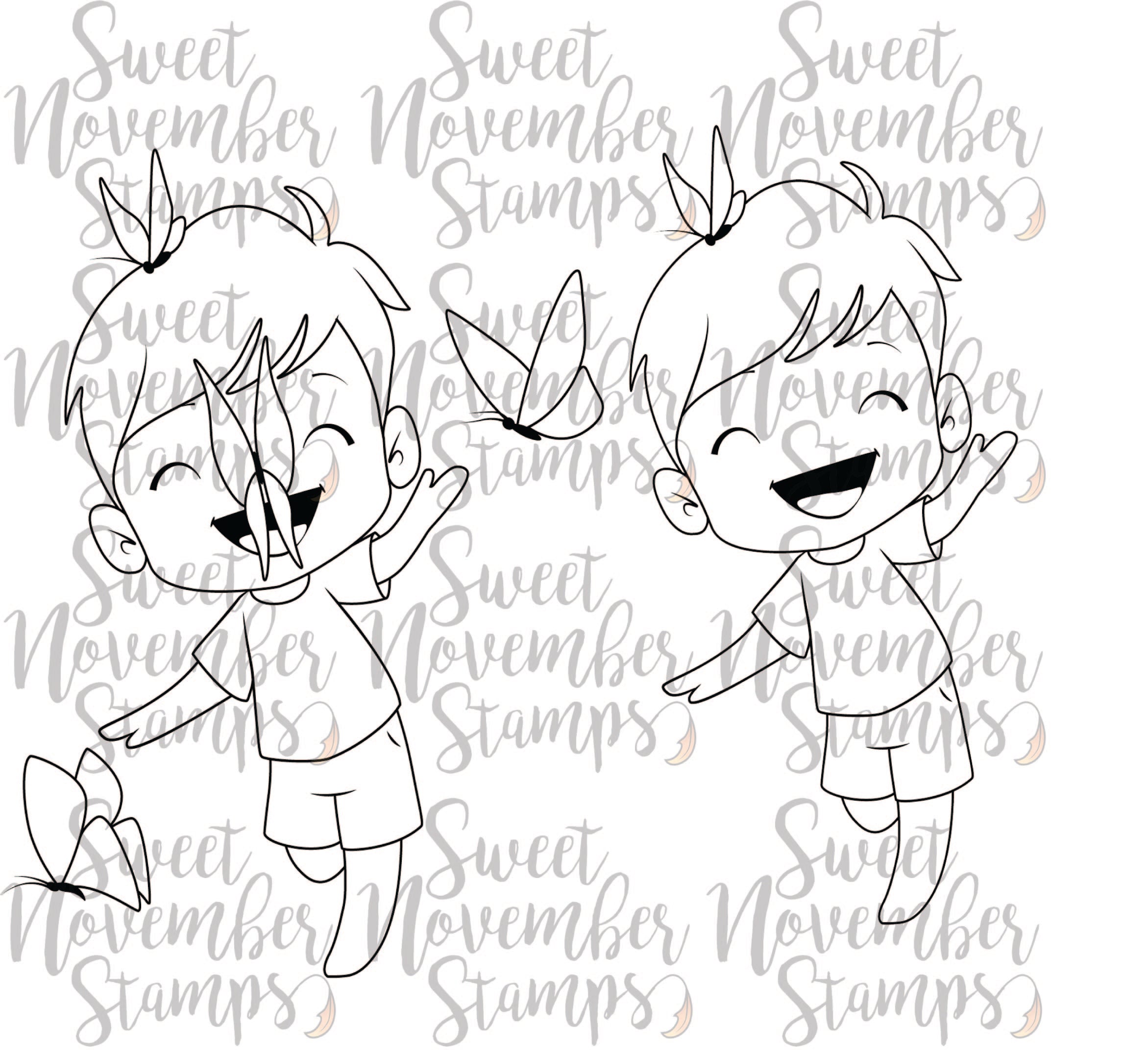 Digital Stamp - Flutterbee: Pepe