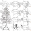 Digital Stamp - Scene Builder Set: Pine Tree and Pine Branches