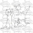 Digital Stamp - Playful Kittens