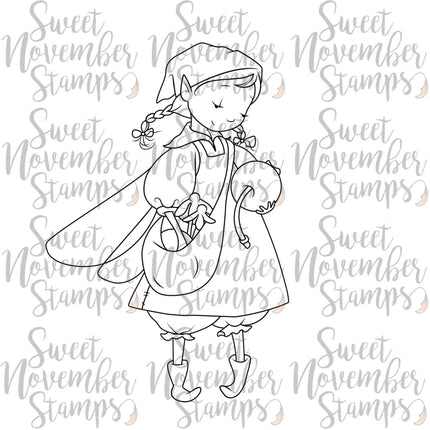 Digital Stamp - Fall Fairy: Pomona