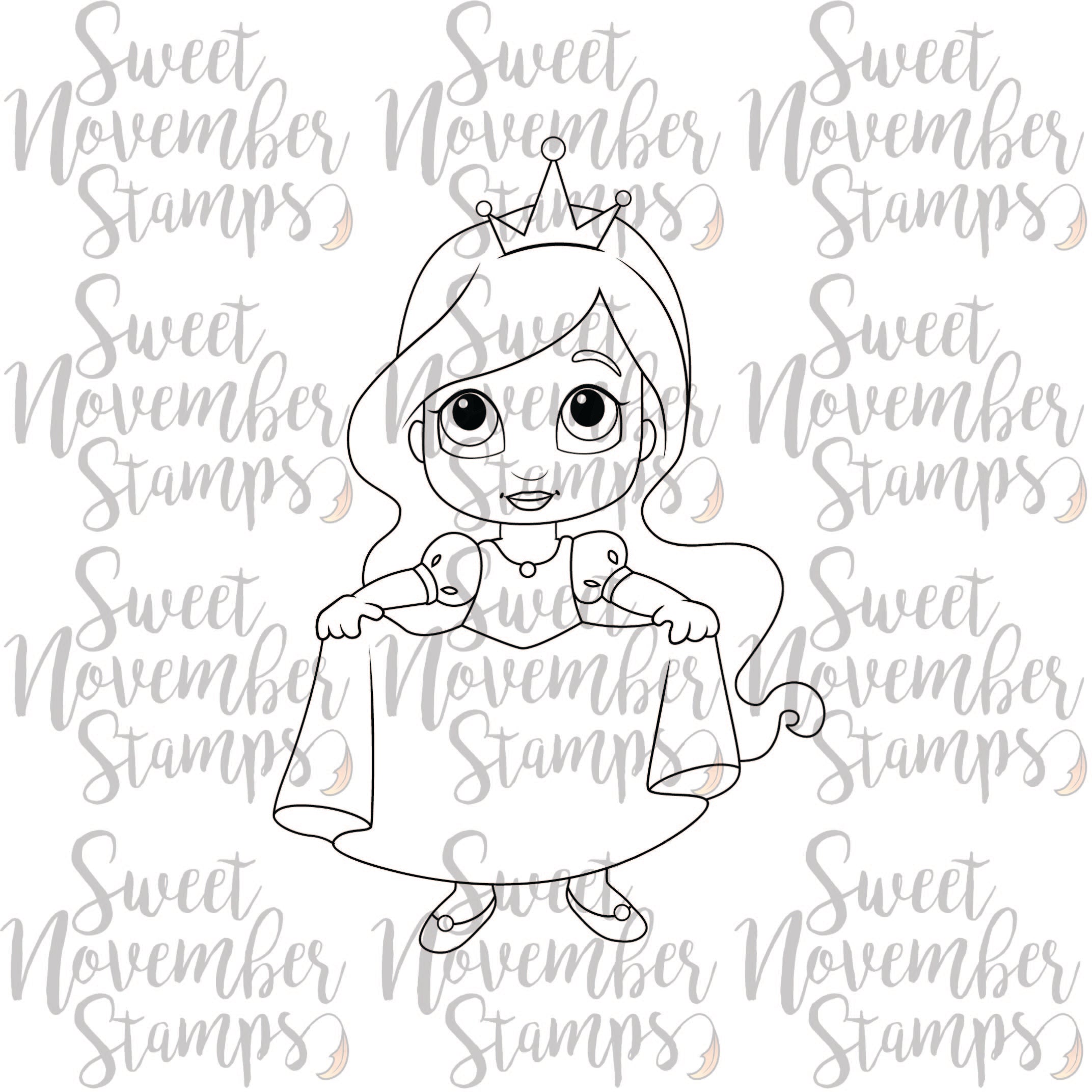 Digital Stamp - Little Princesses: Gwendolyn