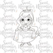 Digital Stamp - Little Princesses: Gwendolyn