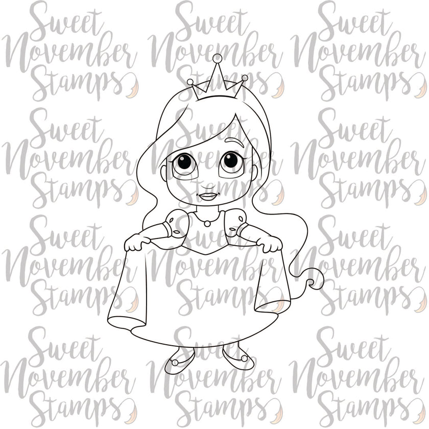 Digital Stamp - Little Princesses: Gwendolyn