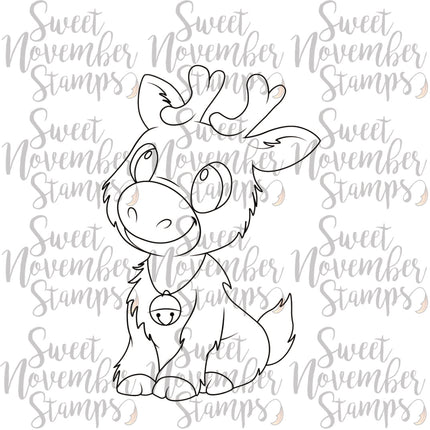 Digital Stamp - Reindeer Games: Puddin