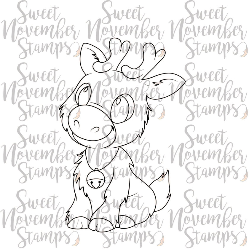 Digital Stamp - Reindeer Games: Puddin