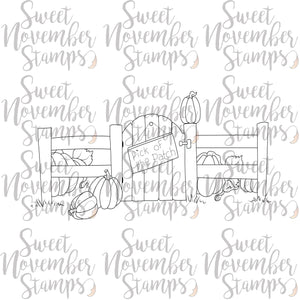 Digital Stamp - Scene Builder: Pumpkin Patch