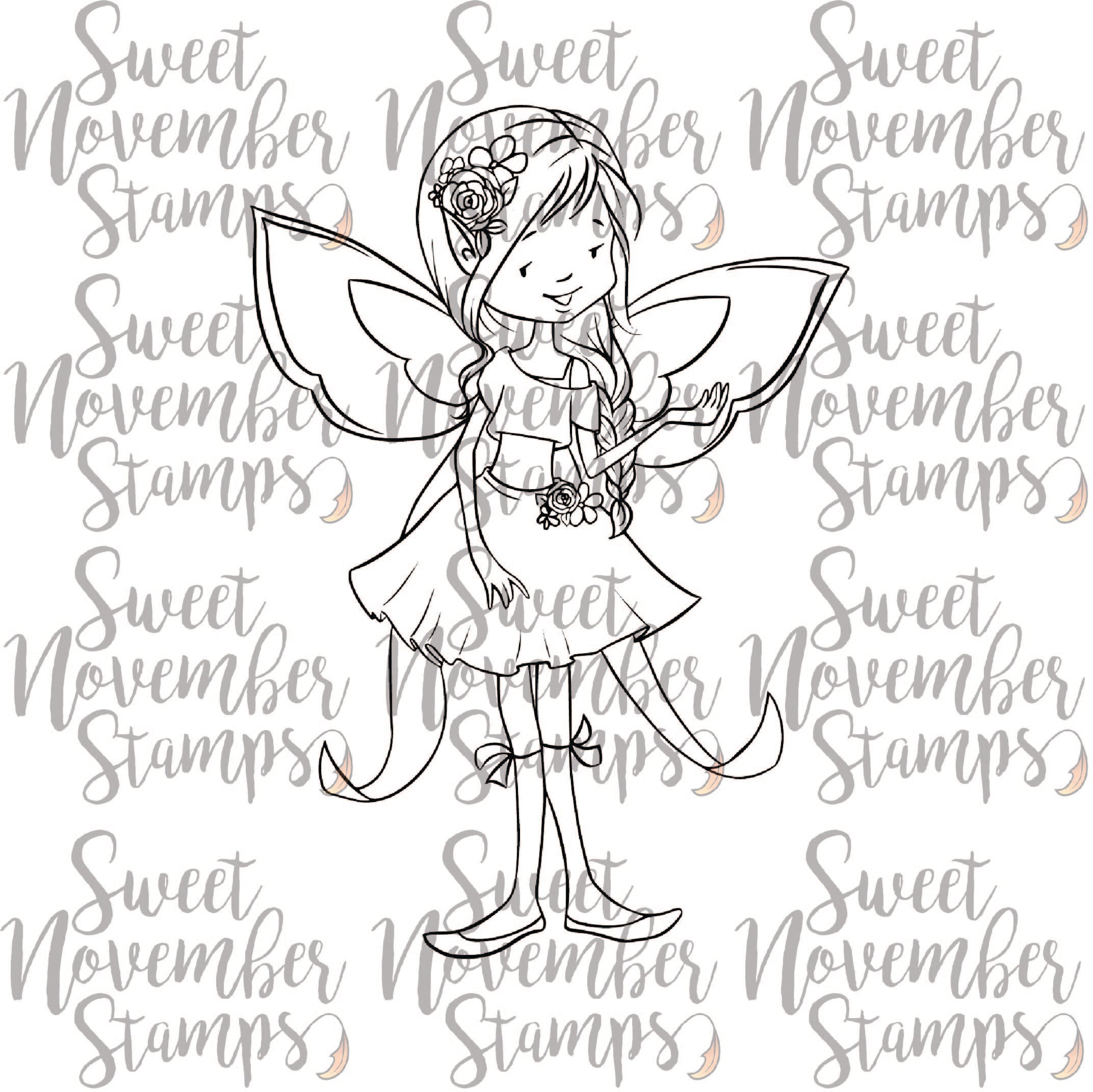 Digital Stamp - Galentine Fairies: Rachel