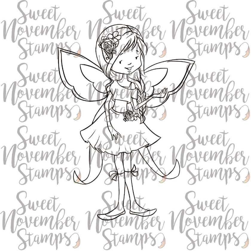 Digital Stamp - Galentine Fairies: Rachel