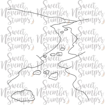 Digital Stamp - Scene Builder: Fairytale Beauty Pageant the Riverbed