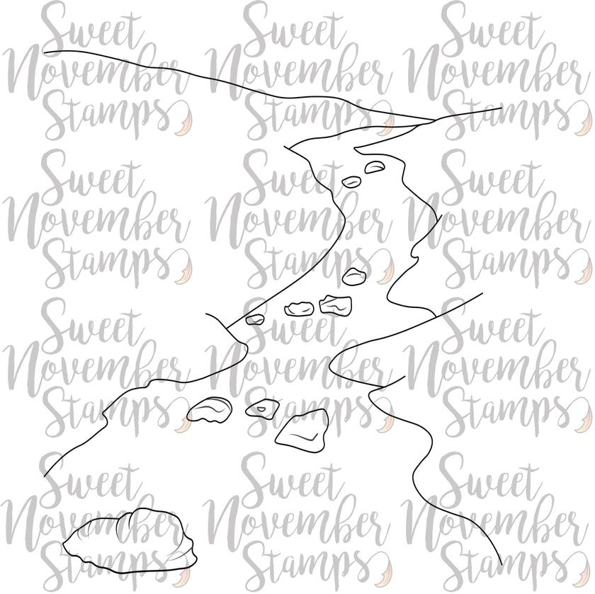 Digital Stamp - Scene Builder: Fairytale Beauty Pageant the Riverbed