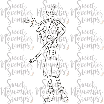 Digital Stamp - Sweet November Vault: Christmas Pixie Rudy
