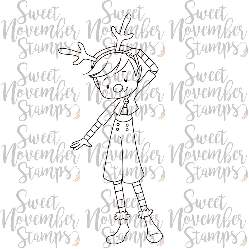 Digital Stamp - Sweet November Vault: Christmas Pixie Rudy