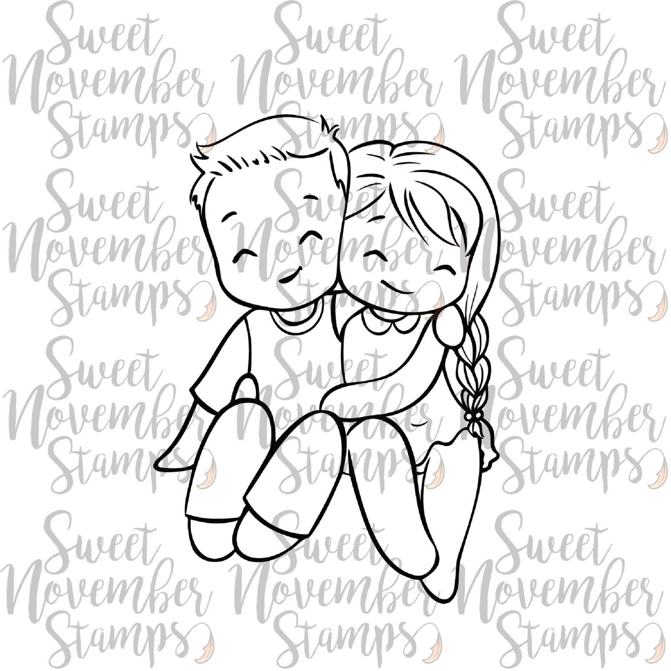 Digital Stamp - My Wee Valentine: Ryan and Molly