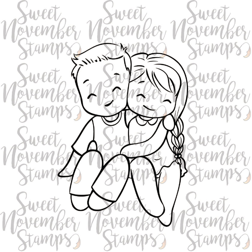 Digital Stamp - My Wee Valentine: Ryan and Molly