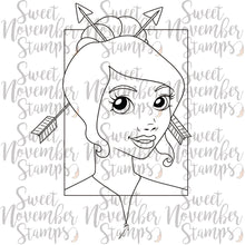 Load image into Gallery viewer, Digital Stamp - Zodiac Girl: Sagittarius
