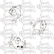 Digital Stamp - Stabby,Bitey: Scaredy Fish