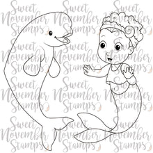 Load image into Gallery viewer, Digital Stamp - Merbabies: Shelly and Bebe
