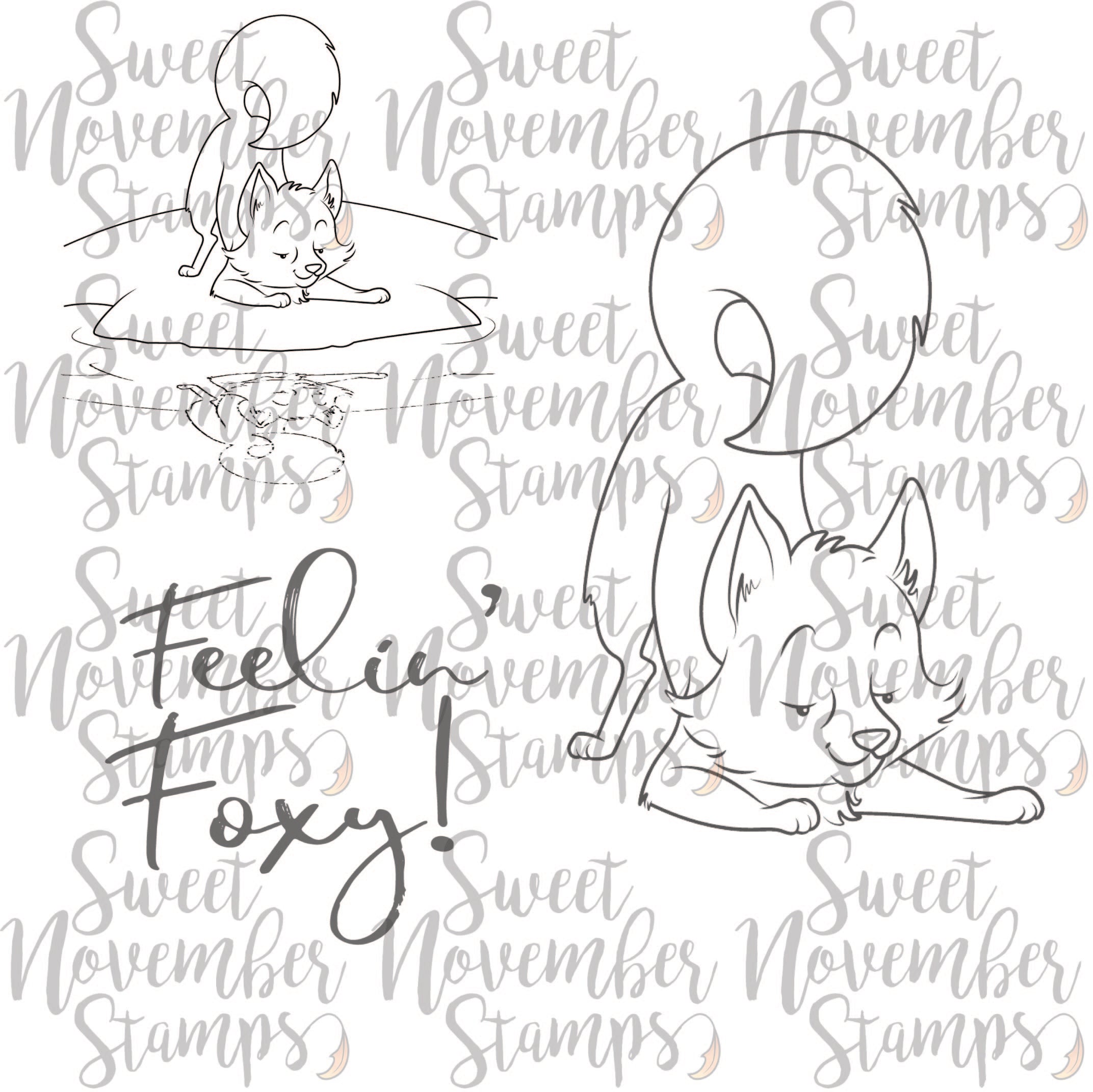 Digital Stamp - Reflections: Sly Fox