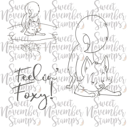 Digital Stamp - Reflections: Sly Fox