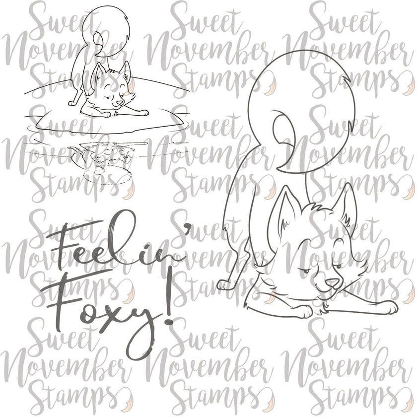 Digital Stamp - Reflections: Sly Fox