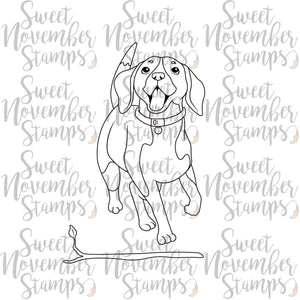 Digital Stamp - Dog Park: Snickers the Beagle