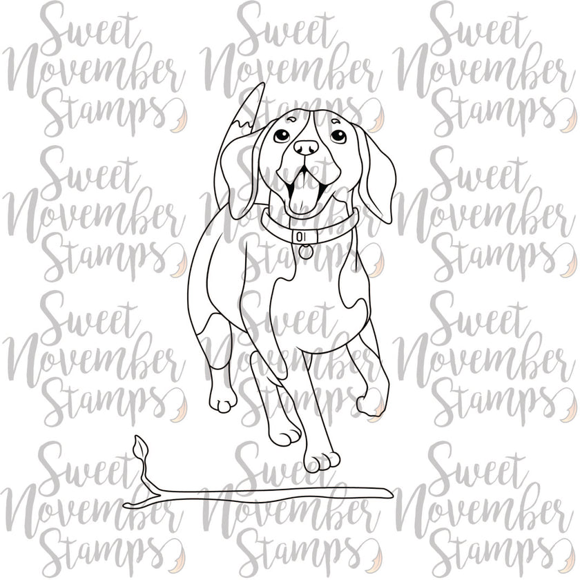 Digital Stamp - Dog Park: Snickers the Beagle
