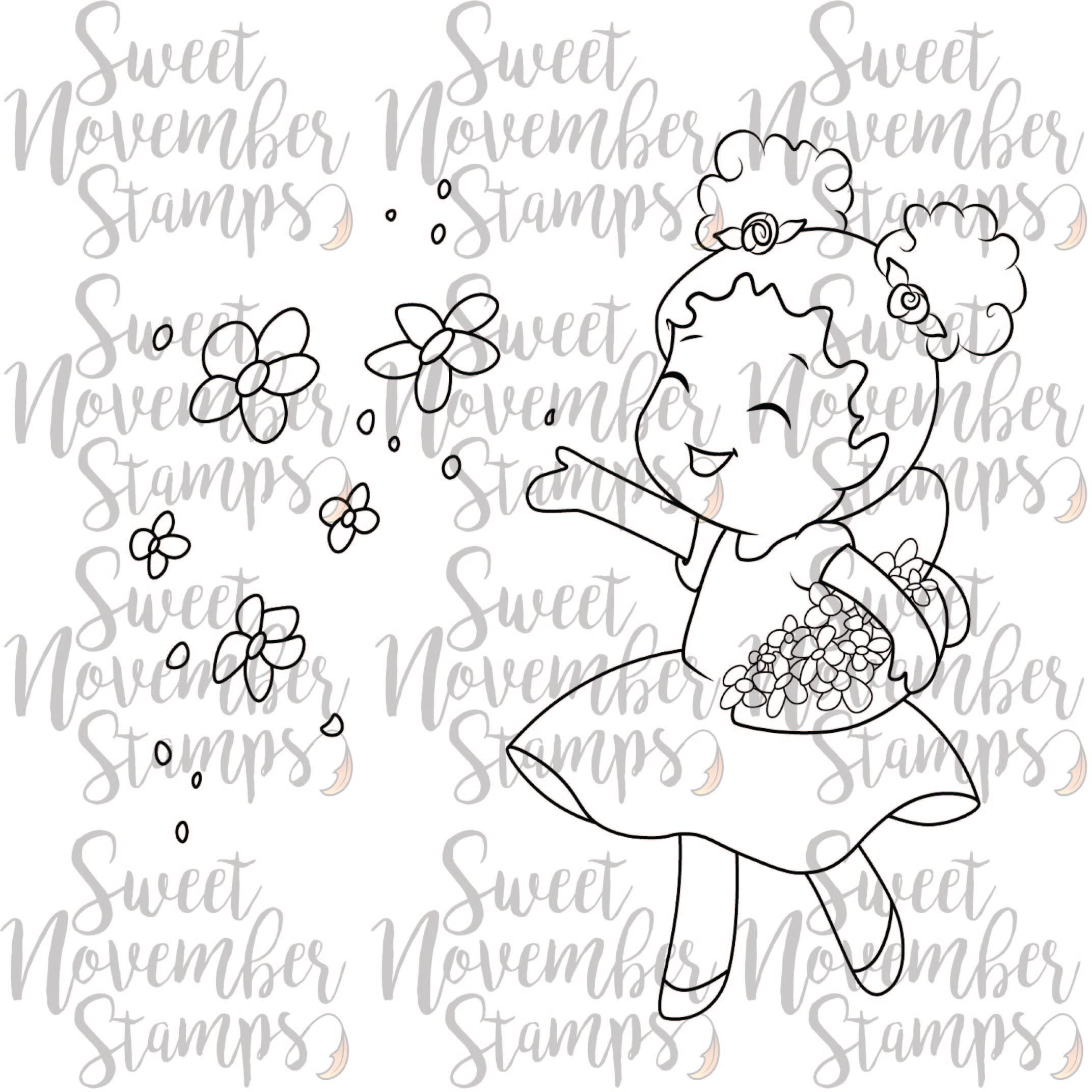 Digital Stamp - Spring Fling Jilly