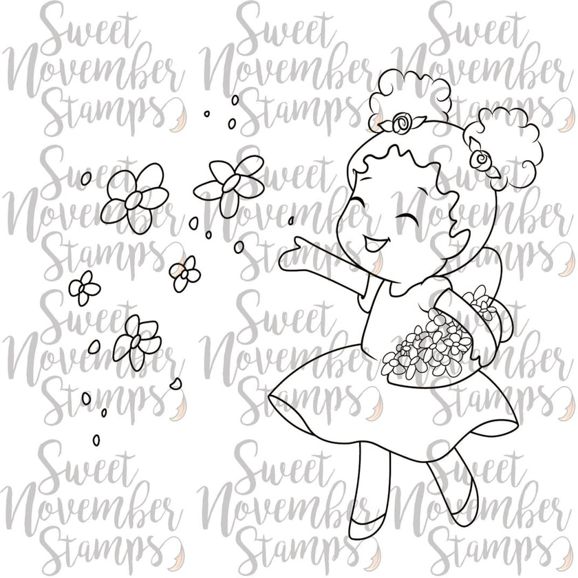 Digital Stamp - Spring Fling Jilly