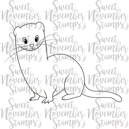 Digital Stamp - Stanley the Stoat