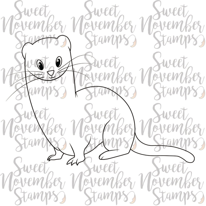 Digital Stamp - Stanley the Stoat