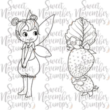 Load image into Gallery viewer, Digital Stamp - Summer Fruit Fairies: Strawberry
