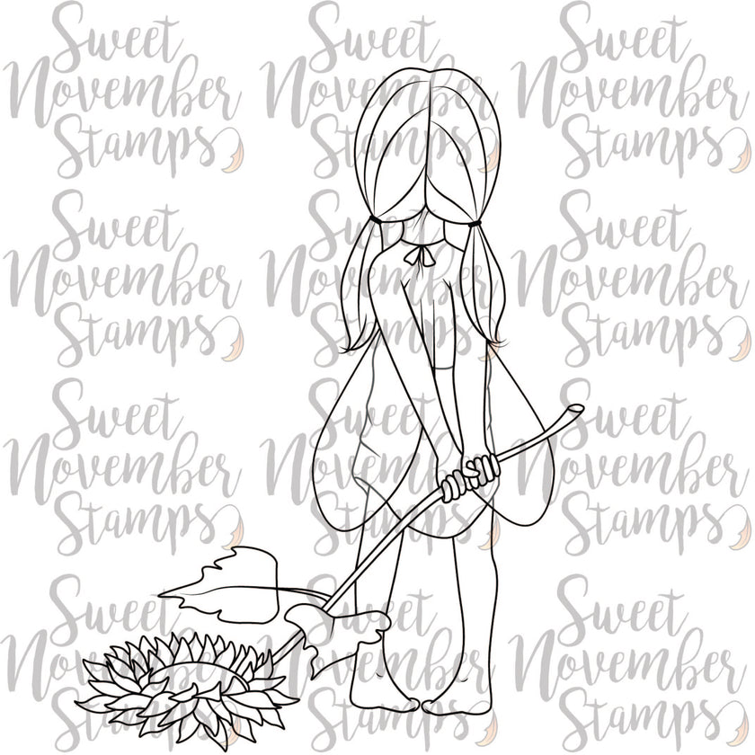 Digital Stamp - Sunflower Fairy