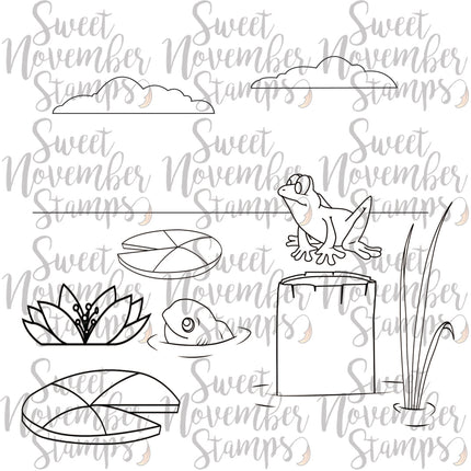 Digital Stamp - Surfacing - Background Builder Set
