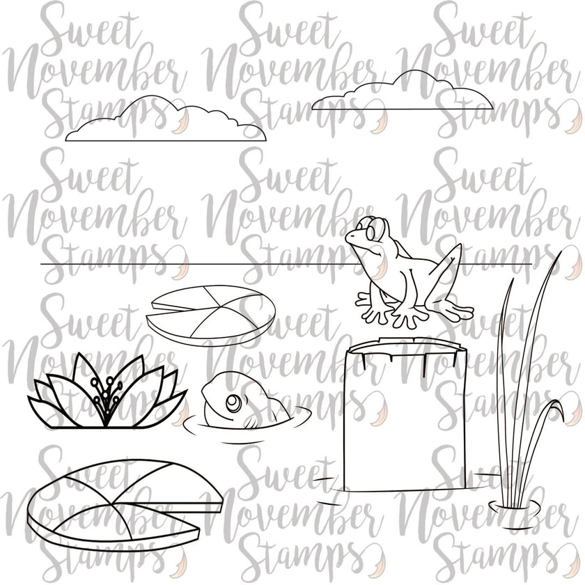 Digital Stamp - Surfacing - Background Builder Set