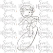 Digital Stamp - A Wee splash of fun: Surfin Bodhi