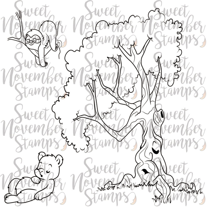 Digital Stamp - Tree Friend: Sycamore