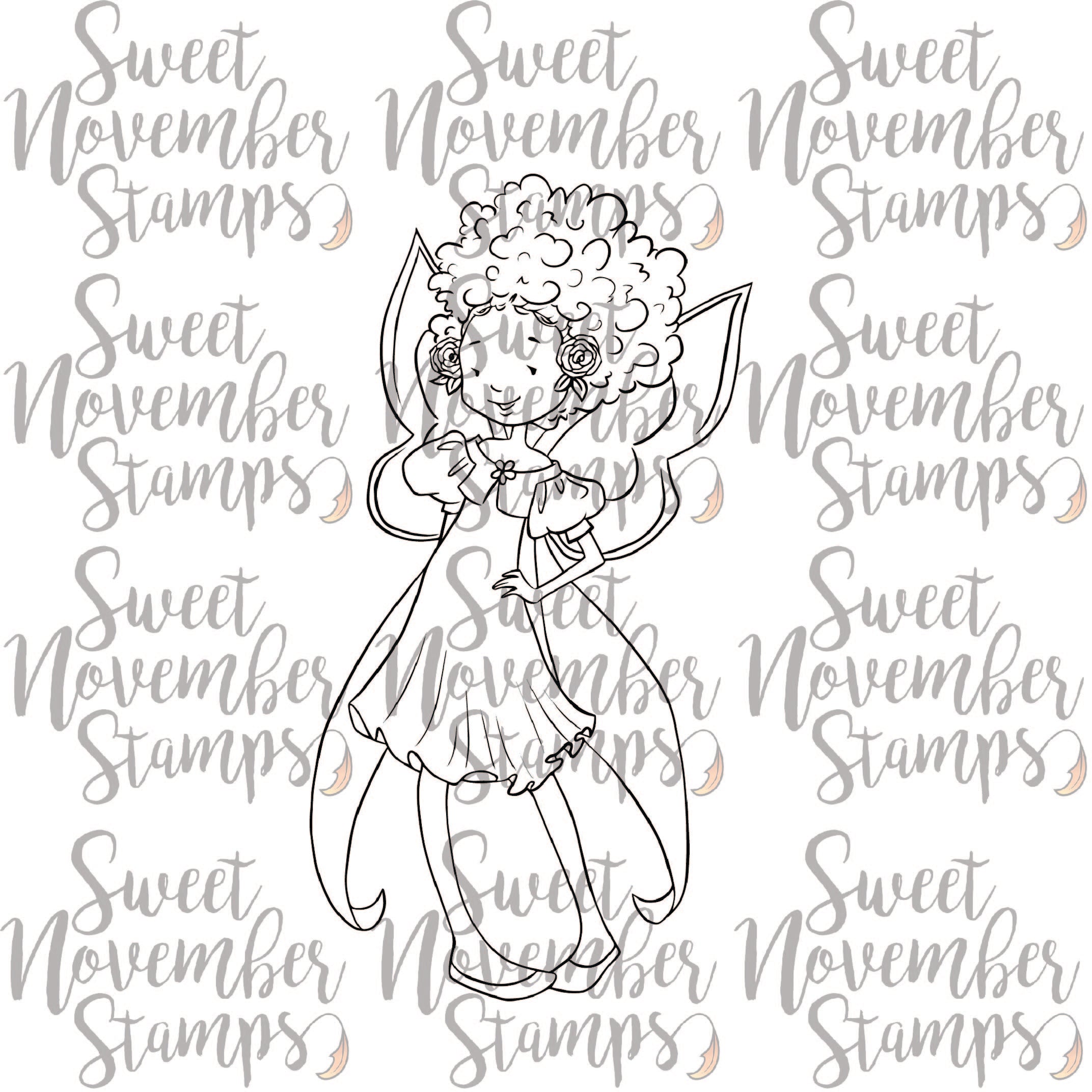 Digital Stamp - Galentine Fairies: Thandie