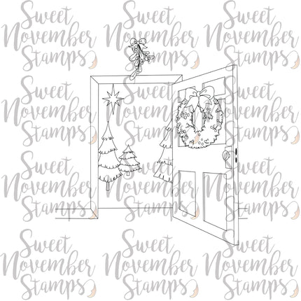 Digital Stamp - Scene Builder: The Door is Always Open