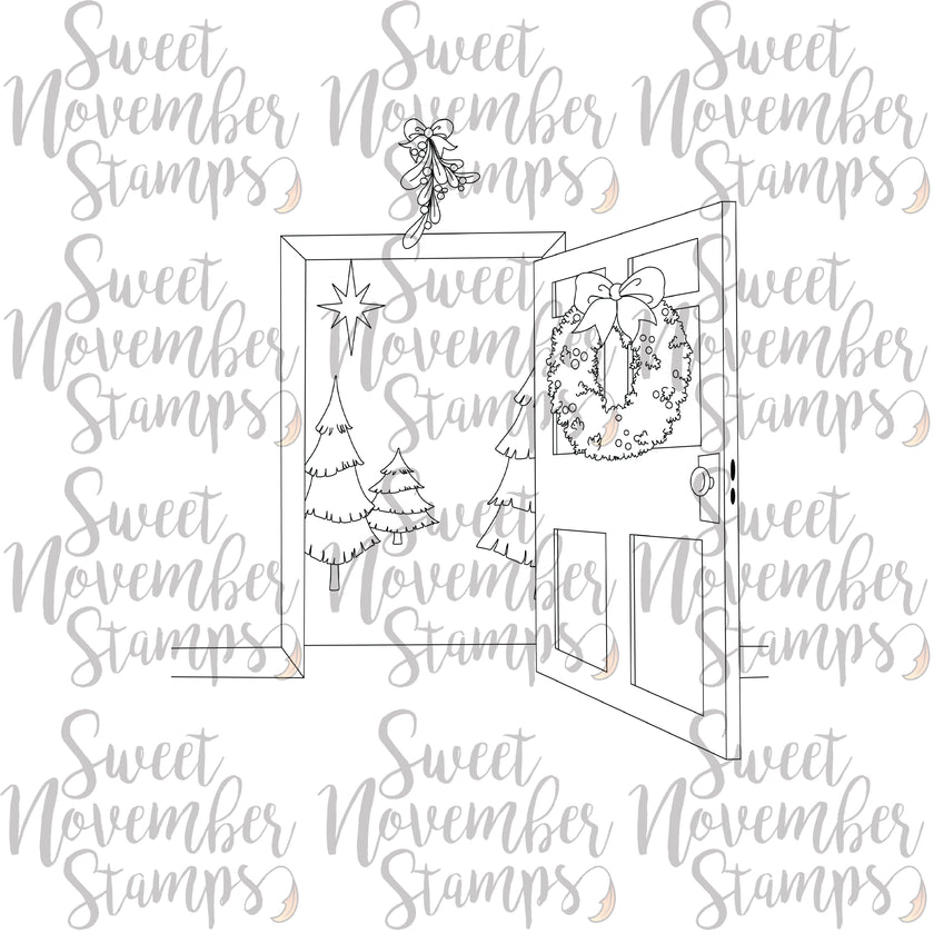 Digital Stamp - Scene Builder: The Door is Always Open