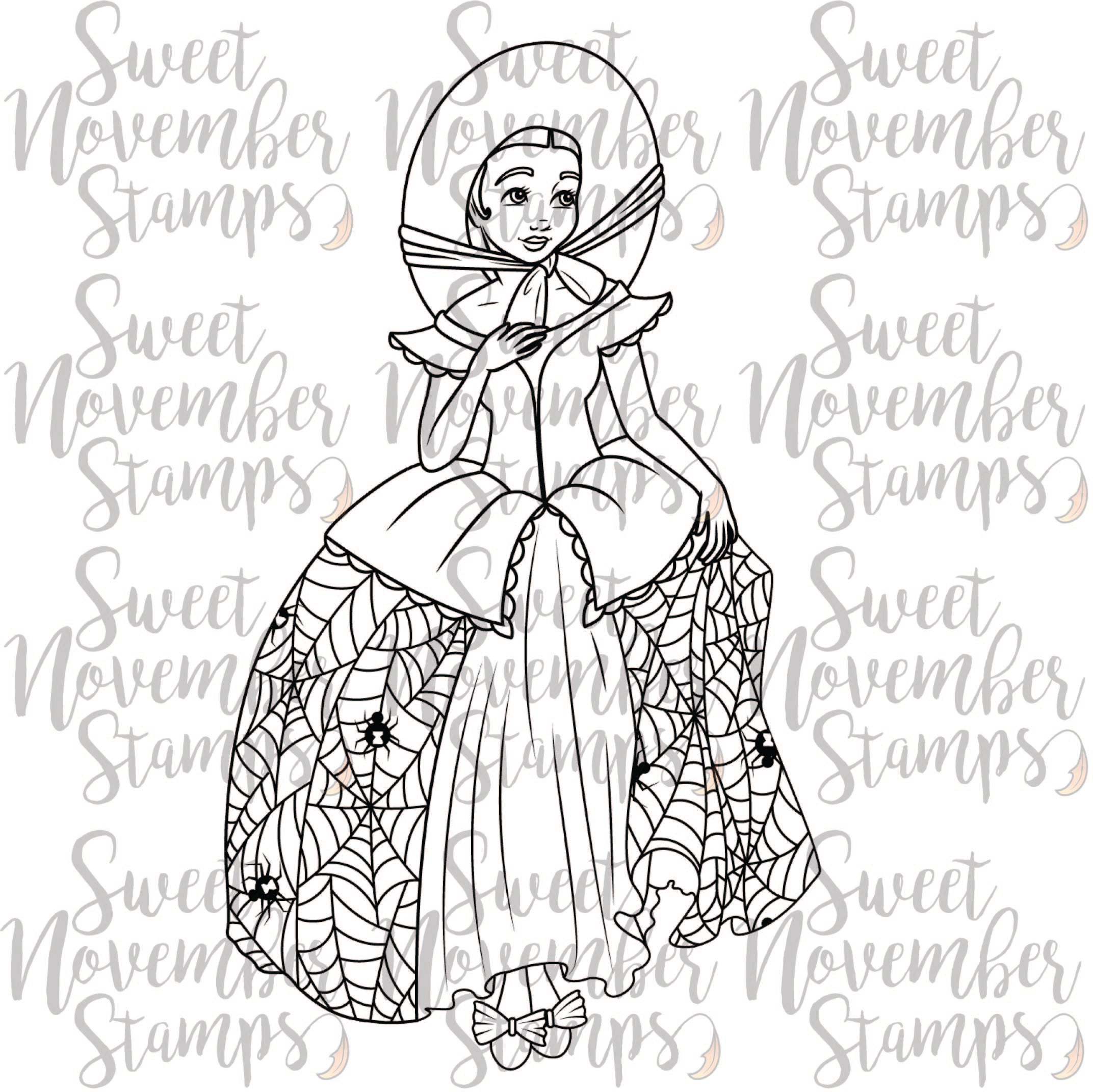 Digital Stamp - Catwalk Witches: Theadora