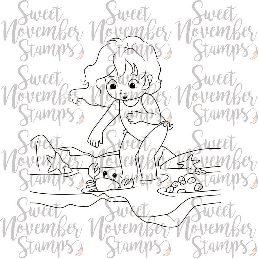 Digital Stamp - Tidepool Treasure