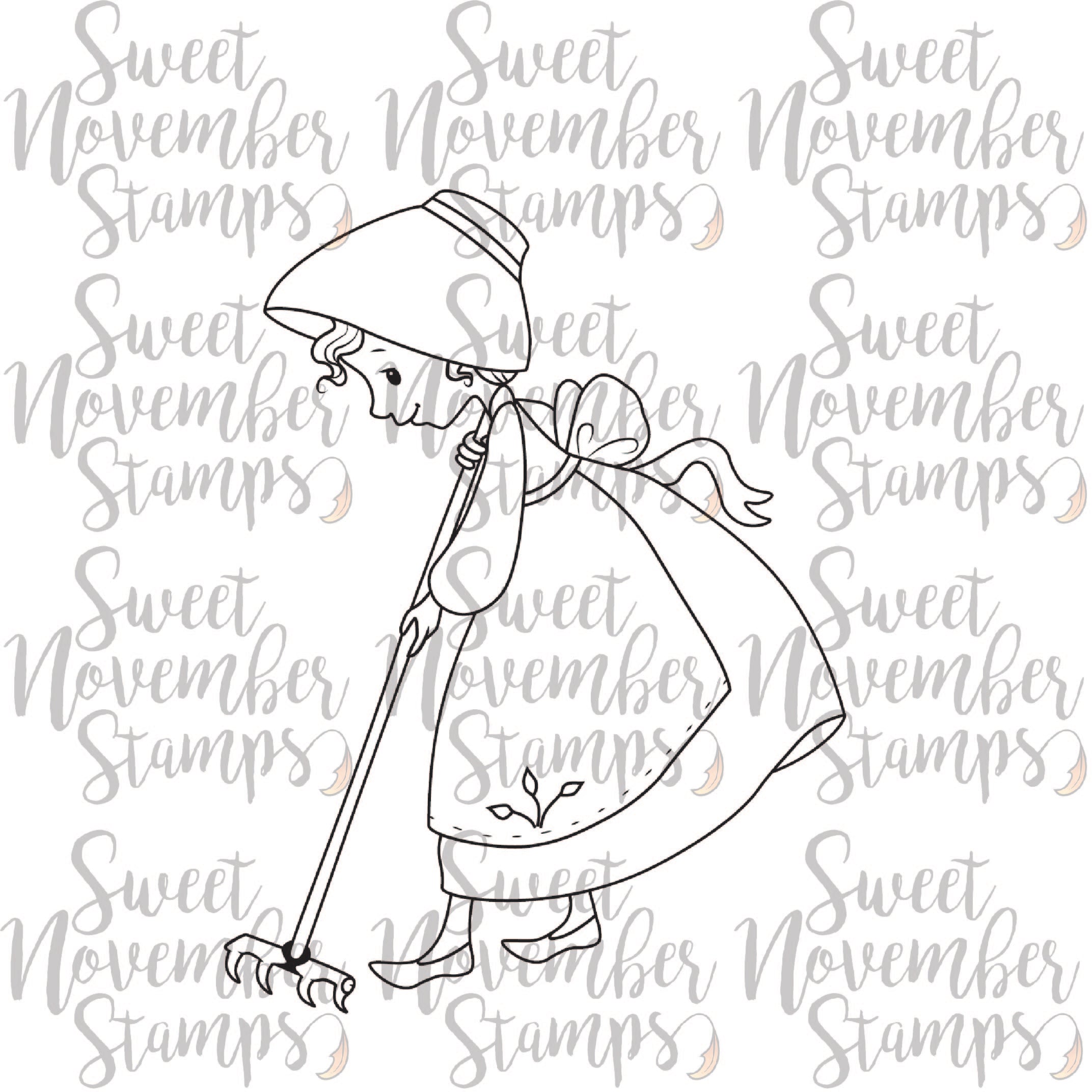 Digital Stamp - Sweet November Vault: Garden Girl Tilly