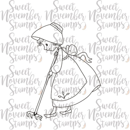Digital Stamp - Sweet November Vault: Garden Girl Tilly