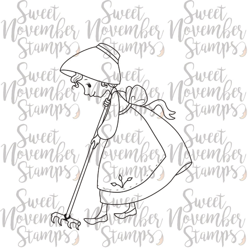 Digital Stamp - Sweet November Vault: Garden Girl Tilly
