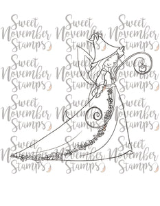 Digital Stamp - March of the Fairies: Queen Titania