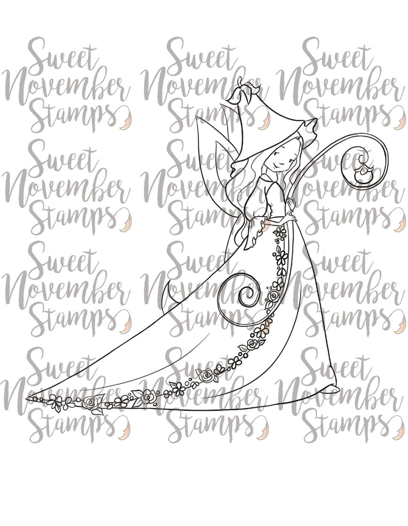Digital Stamp - March of the Fairies: Queen Titania