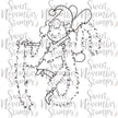 Digital Stamp - Tree Trimming Fairies: Tizzy Fizz